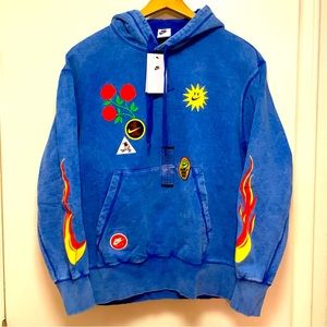 NWT Nike Sportswear Pullover Hoodie Game Royal DZ3053-480 Blue Sweatshirt Sz L